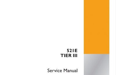 Case 521e Tier 3 Wheel Loader Service Manual