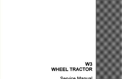 Case W3 Wheel Tractor Service Manual