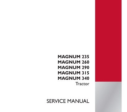 Case IH Magnum 235 260 290 315 340 Tractor Service Manual