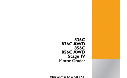 Case 836C, 836C AWD, 856C, 856C AWD Grader Service Manual