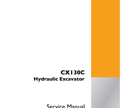 Case CX130C Hydraulic Excavator Service Manual