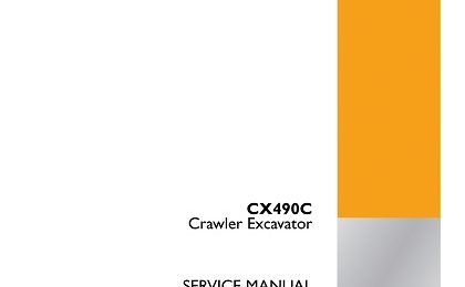 Case CX490C Crawler Excavator Service Manual