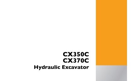 Case CX350C, CX370C Hydraulic Excavator Service Manual