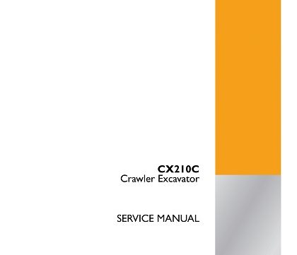 Case CX210C Crawler Excavator Service Manual