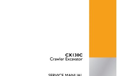Case CX130C Crawler Excavator Service Manual