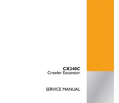 Case CX240C Crawler Excavator Service Manual