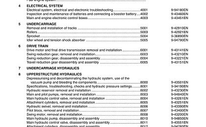 CASE CX330 CX330NLC CX350 TIER 3 CRAWLER EXCAVATOR Service Manual