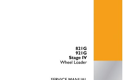 Case 821G 921G Stage IV Wheel Loader Service Manual