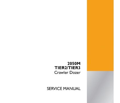 CASE 2050M Tier 2 Tier 3 Crawler Dozer Service Manual
