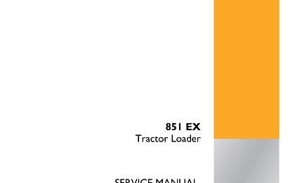 CASE 851EX Tractor Loader Service Manual