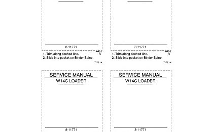 Case W14C Loader Service Repair Manual