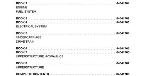 Case CX300C Tier 4 Crawler Excavator Service Manual